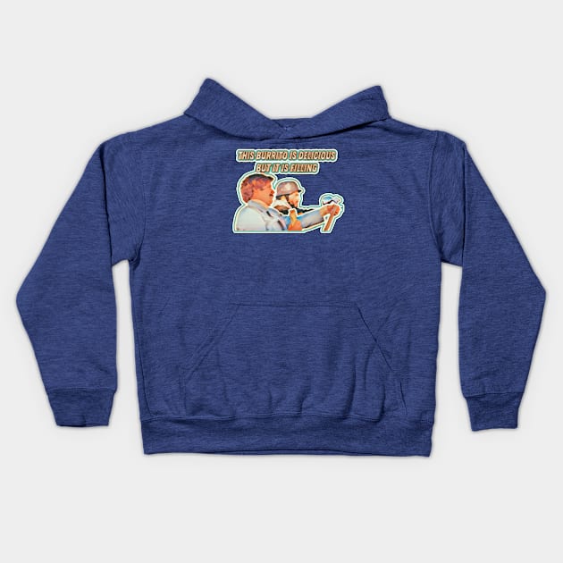 This Burrito is Delicious Kids Hoodie by Kitta’s Shop